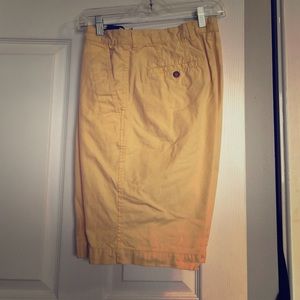 Yellow tommy hilfiger shorts